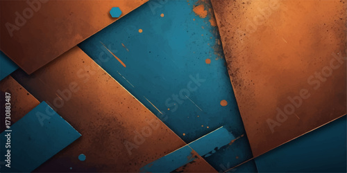 Grunge texture of an old metal plate with rivets on a dirty steel ship wall for a vintage design pattern