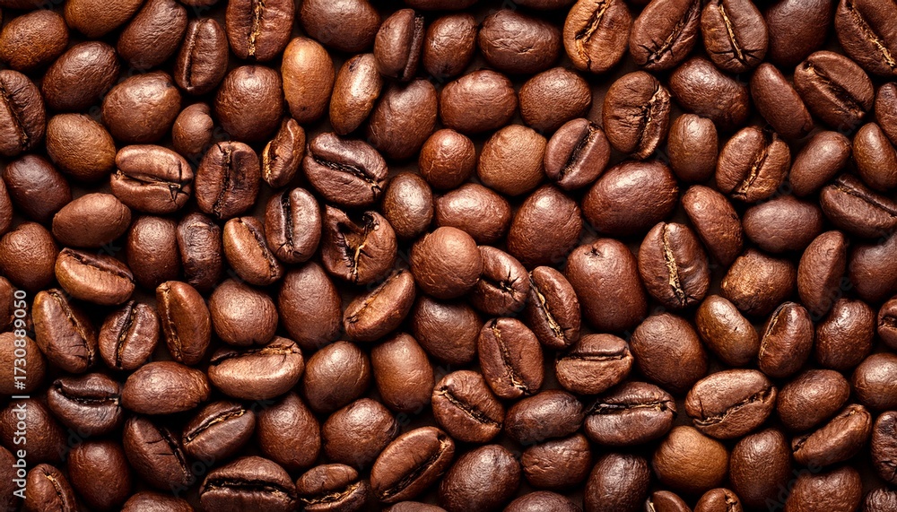 Fototapeta premium Roasted Coffee Beans Texture