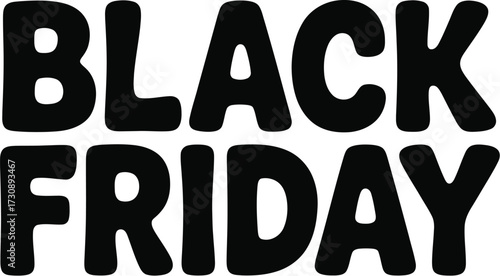 Bold black text announcing Black Friday sales and shopping events.