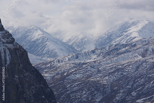Snowy Peaks of Shahdag Mountains, Azerbaijan
