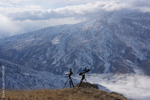 Snowy Peaks of Shahdag Mountains, Azerbaijan