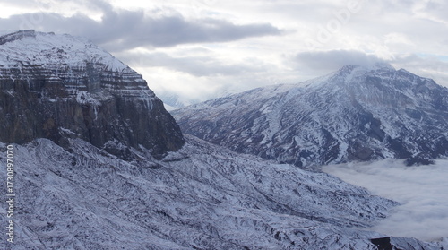 Snowy Peaks of Shahdag Mountains, Azerbaijan