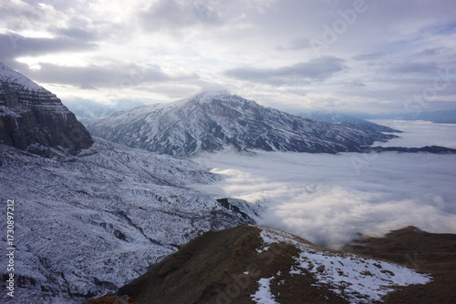 Snowy Peaks of Shahdag Mountains, Azerbaijan