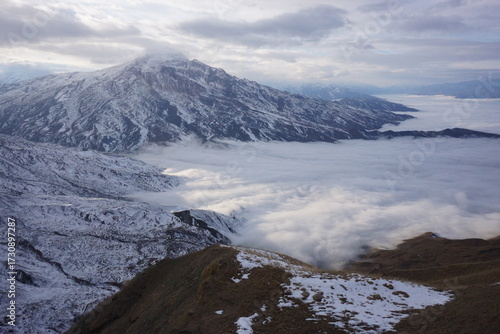 Snowy Peaks of Shahdag Mountains, Azerbaijan