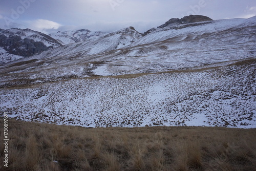 Snowy Peaks of Shahdag Mountains, Azerbaijan