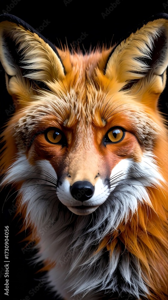 Fototapeta premium Close-up of a red fox
