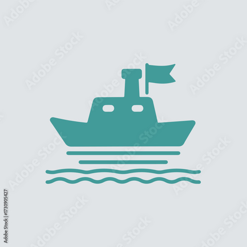 Minimal Vector Toy Boat Design – Simple and Clean Nautical Illustration for Kids, Children’s Toys, Education, Playroom Decor, Crafts, and Digital Art Projects