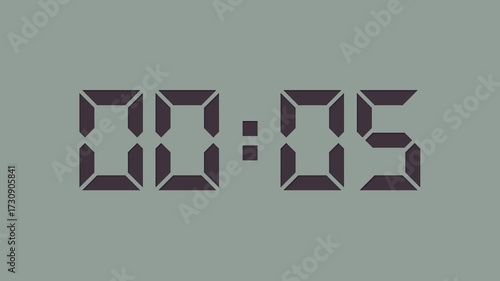 A close-up video of a watch dial with a seconds countdown