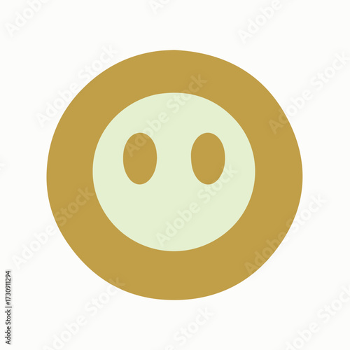 Minimal Vector Smile Icon Design – Simple and Clean Smiley Face Symbol for User Interface, Social Media, Messaging Apps, Emoticons, and Digital Projects