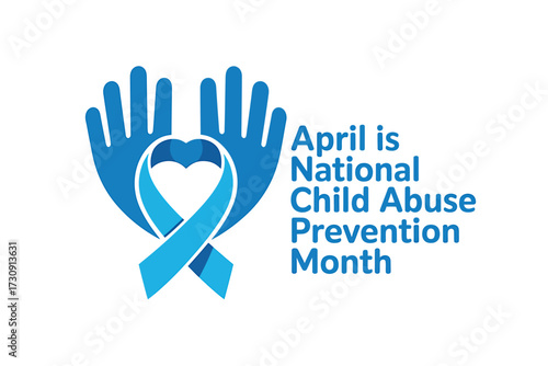Raising Awareness for Child Abuse Prevention Month  Hands and Hearts United in Support.