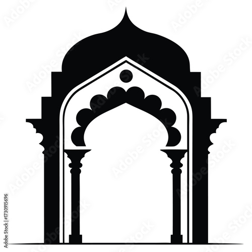 Majestic archway, a gateway to another world
