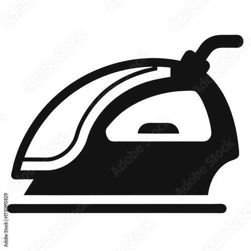 Illustration of an iron, a symbol of household appliance