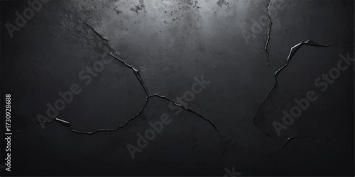 Dark and dirty grunge texture on a vintage stone wall surface with a rough paper pattern