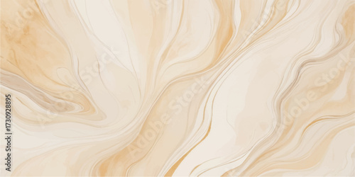Smooth flowing silk and golden brown wood grain texture