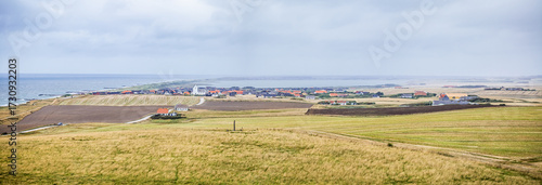 The rural heart of Bovbjerg, Denmark, captured in August 2025.