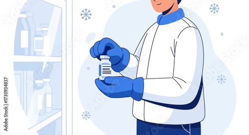 Vaccine storage and handling in cold chain ensuring integrity and efficacy of medications