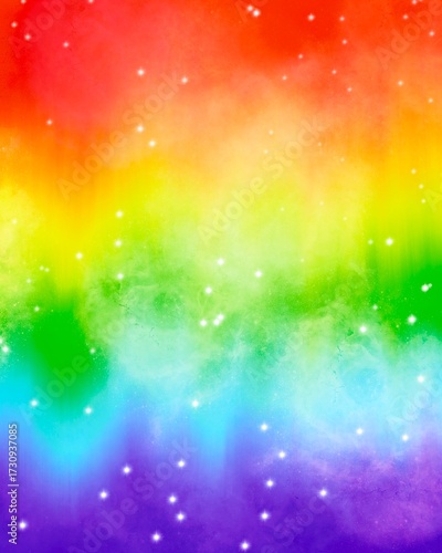 Abstract light colors,yellow background funny,rainbow Wallpaper