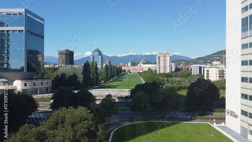 modern architecture in Brescia in northern Italy