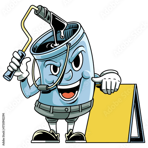 The bucket guy painter logo