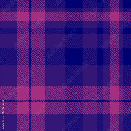 Classic plaid pattern in bold hues. Ideal for backgrounds, textiles, or designs needing a touch of traditional style with a modern color twist. Versatile texture.