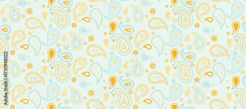 Textured indian by native paisley. Simple old at romantic sketching. Trendy wallpaper on stylish sample.