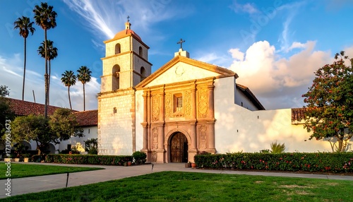 Historic Spanish Mission Architecture.
