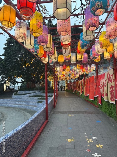 Canvas Print traditional chinese lanterns