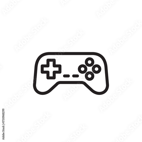 シンプルなゲームコントローラーのアイコン