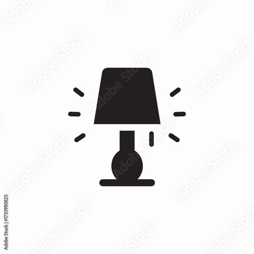 cabinet lamp icon sign vector