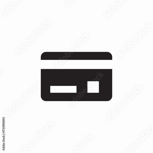 card bank credit icon sign vector