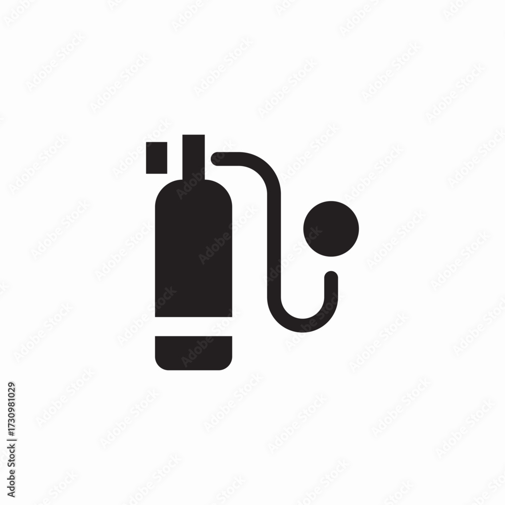 Obraz premium fire extinguisher icon sign vector