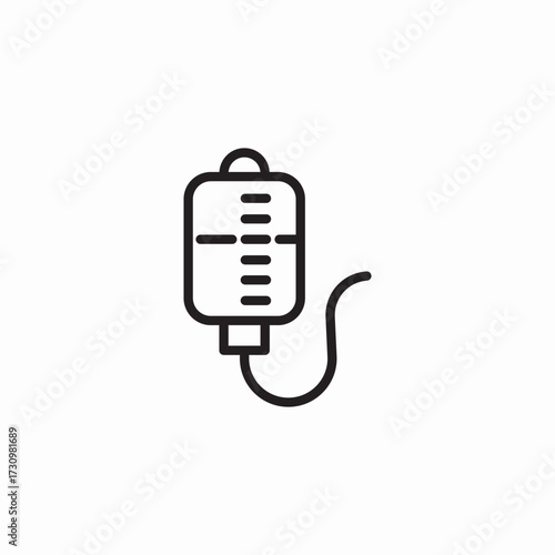 vein medication icon sign vector