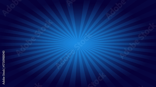 Radiant blue burst background with converging lines creating a dynamic and energetic feel, ideal for adding a focal point to designs