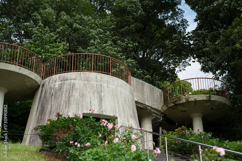 公園にある展望台