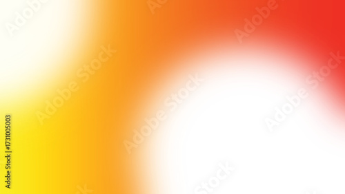Abstract gradient background with a blend of yellow, orange, and red hues, creating a soft and visually appealing design element isolated on transparent background