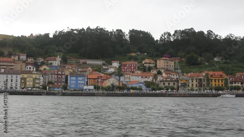 arriving at the beautiful port of San Esteban de Pravia in Spain
