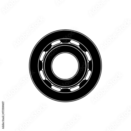 Circular Wheel Bearing Icon