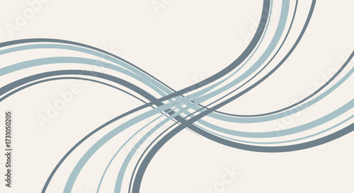 Abstract flowing lines on a light background.