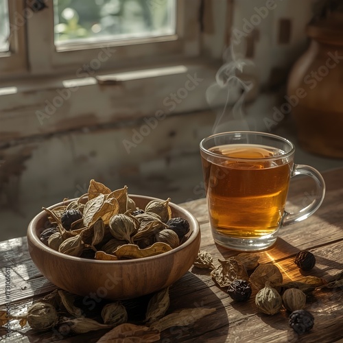 cup of tea and teapot