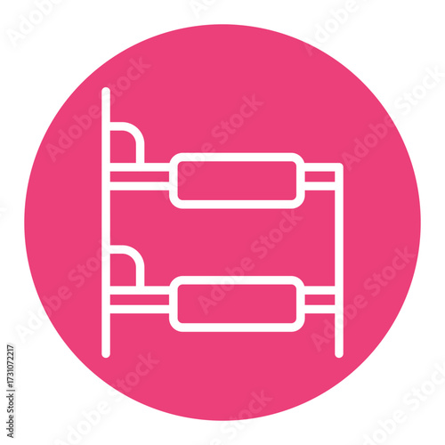 Bunk Bed Vector Icons