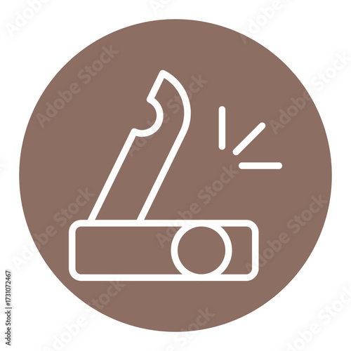 Pocket Knife Vector Icons