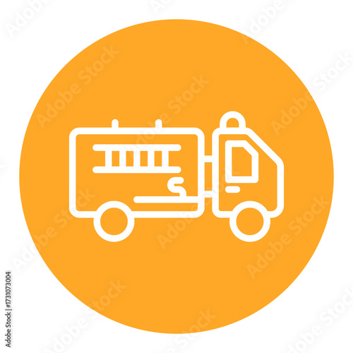 Firetruck Vector Icons