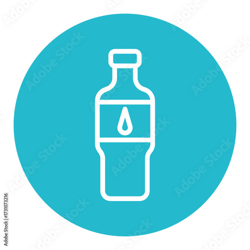 Water Bottle Vector Icons