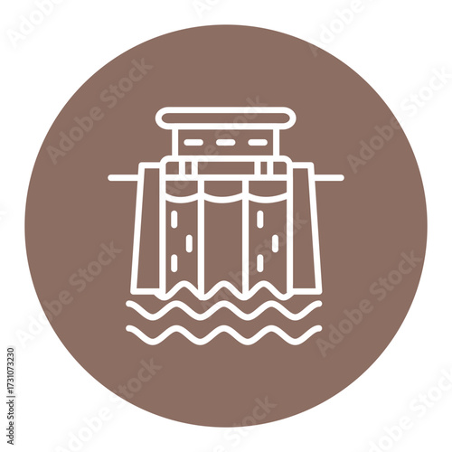 Dam Vector Icons