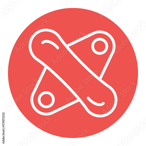 Cloth Pad Vector Icons