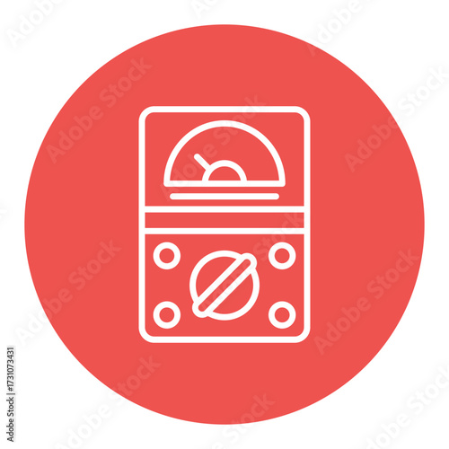 Radiation Detector Vector Icons