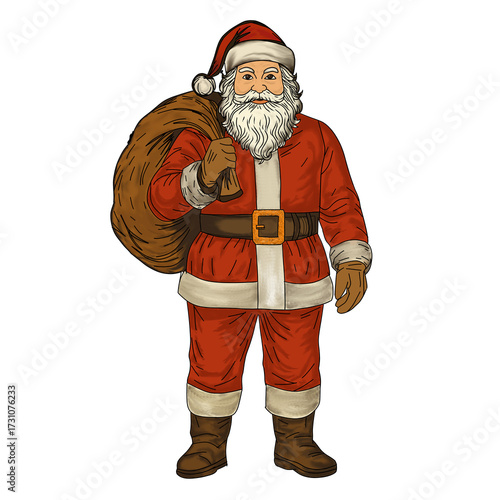 cartoon santa claus