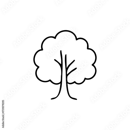 Simple tree outline