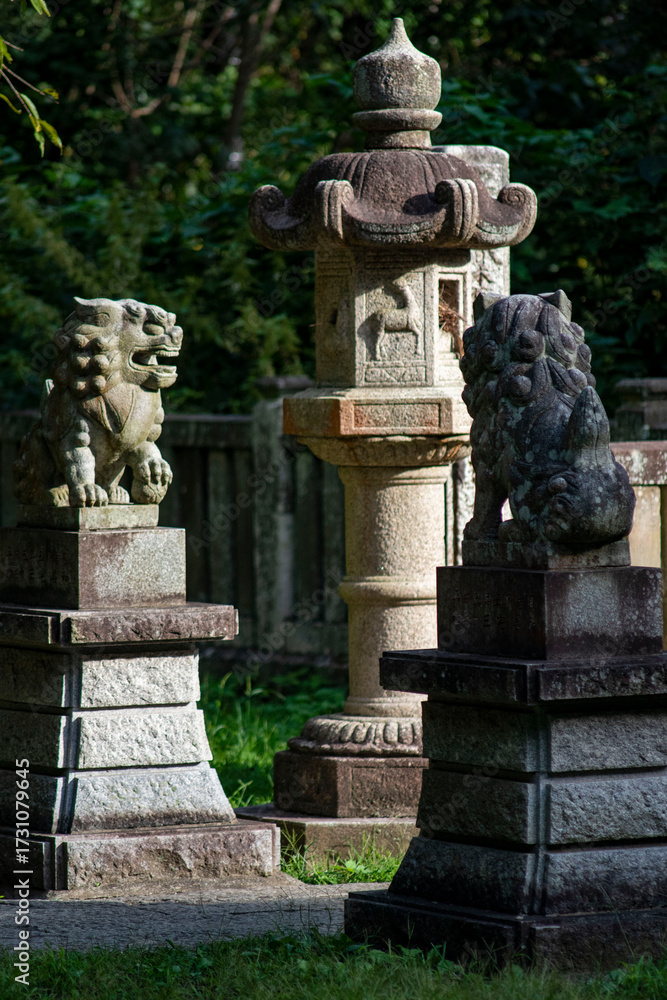 Fototapeta premium 鎌倉25923 建長寺6 狛犬
