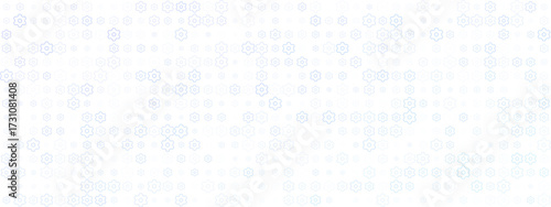 Abstract light blue gear and cog pattern on a clean white background, creating a subtle and modern technological design.